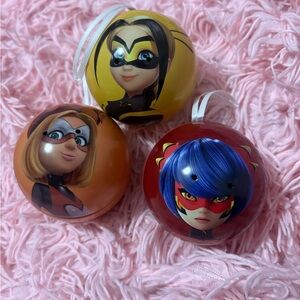 Miraculous ladybug ornament lot